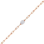 0.12 ct. Diamant Ketten Stein Armband