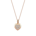 0.14 ct. Diamant Herz Trend Halskette