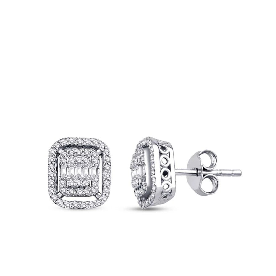 0.36 ct. Diamant Baguette Ohrringe