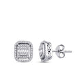 0.36 ct. Diamant Baguette Ohrringe
