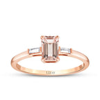 2.65 Karat Diamant Morganite Set