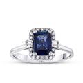 1.15 ct. Diamant Saphir Ring