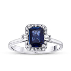 1.15 ct. Diamant Saphir Ring