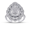 0.73 ct. Diamant Tropfen Trend Ring