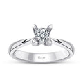 0.25 ct. Diamant Rund Solitär Verlobungsring