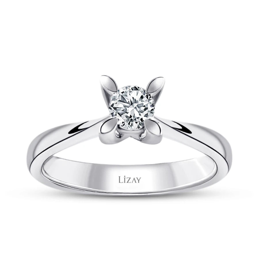 0.25 ct. Diamant Rund Solitär Verlobungsring