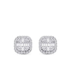 0.97 ct. Diamant Baguette Ohrringe