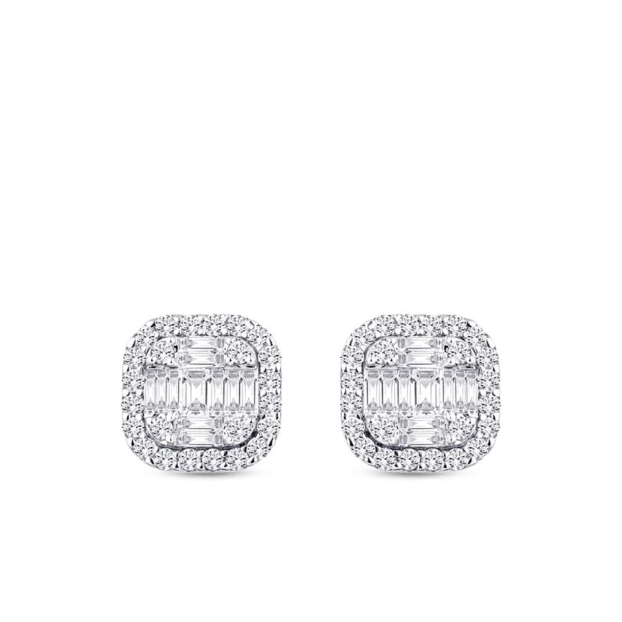 0.97 ct. Diamant Baguette Ohrringe
