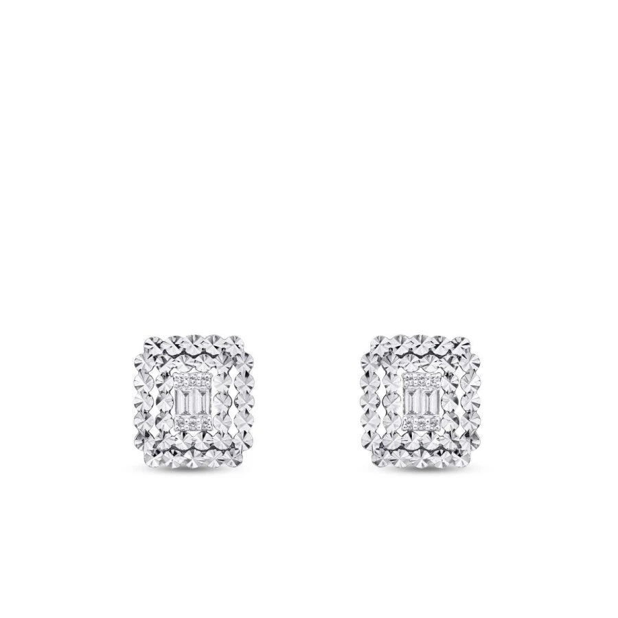 0.19 ct. Diamant Baguette Ohrringe