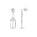 0.68 ct. Diamant Baguette Ohrringe
