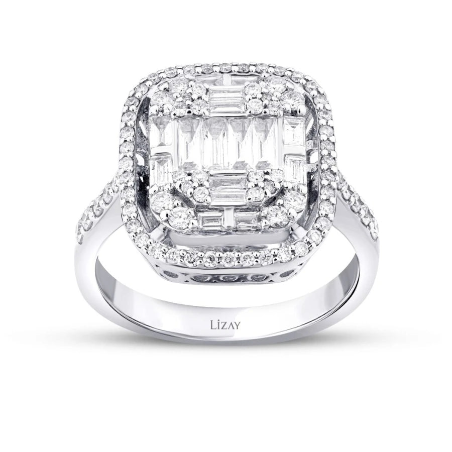 1.01 ct. Diamant Baguette Ring