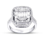 1.01 ct. Diamant Baguette Ring