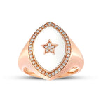 0.19 ct. Diamant Stern Trend-Ring