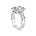 0.94 ct. Diamant Baguette Ring
