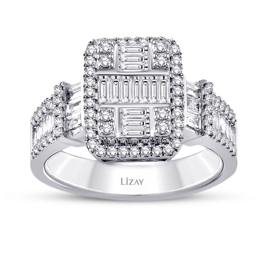 1.06 ct. Diamant Baguette Ring