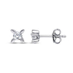0.20 ct. Diamant Solitär Ohrringe