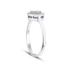 0.17 ct. Diamant Baguette Ring