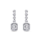0.37 ct. Diamant Baguette Ohrringe