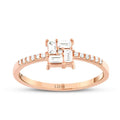 0.24 ct. Diamant Baguette Ring