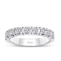 0.62 ct. Diamant Halb-Eternity Ring