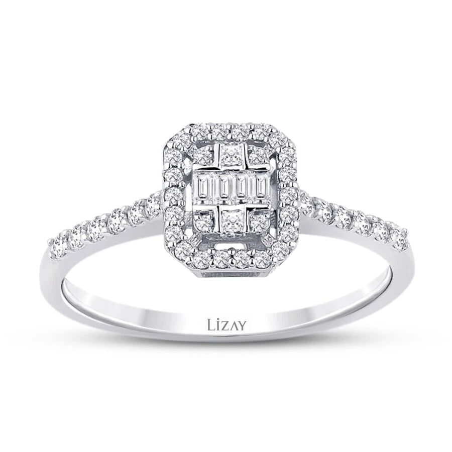 0.35 ct. Diamant Baguette Ring