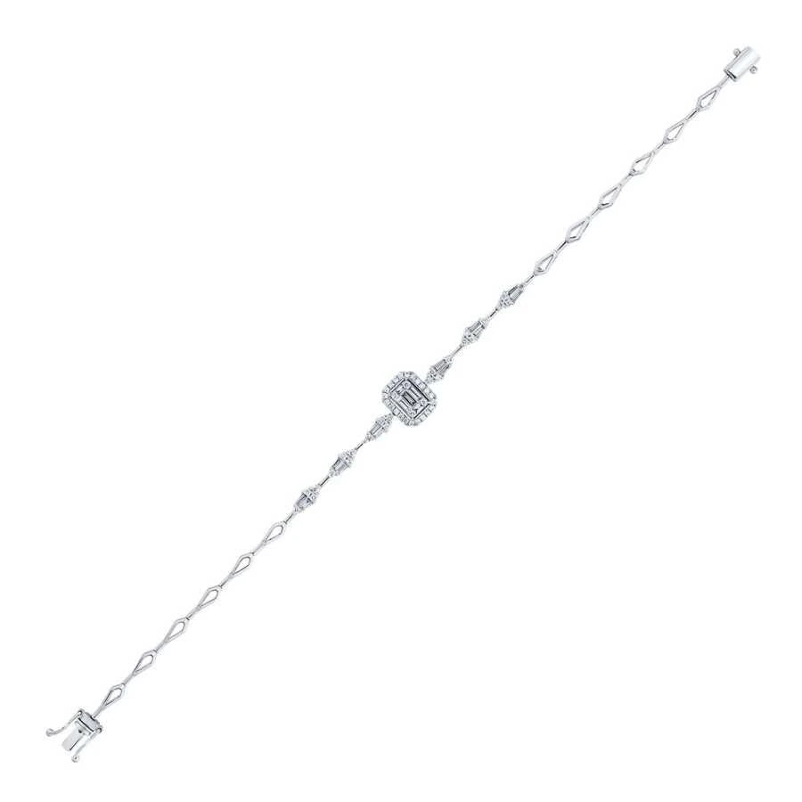 0.79 ct. Diamant Baguette Armband