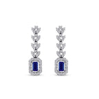 1.47 ct. Diamant Saphir Ohrringe