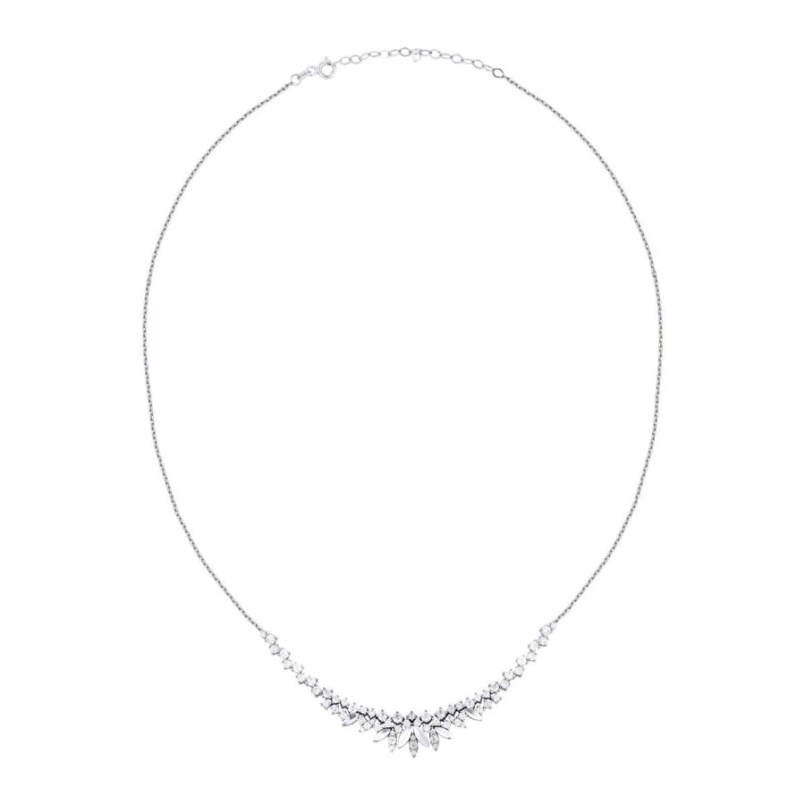 Gold Halskette mit Blattmuster