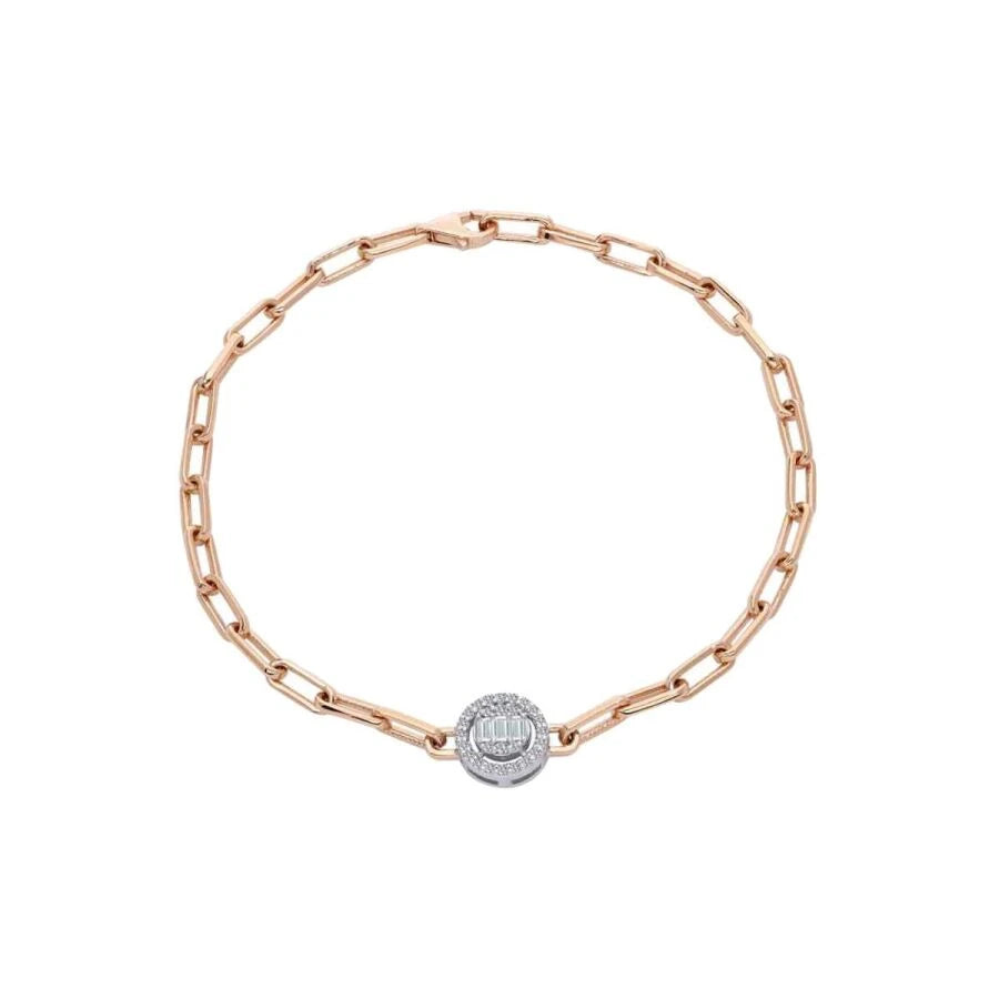 0.18 ct. Diamant Baguette Armband