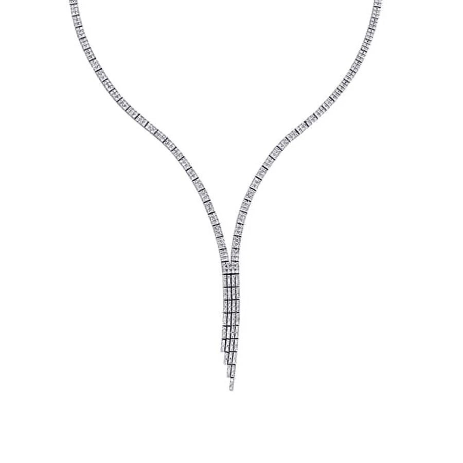 Gold Tennis Halskette