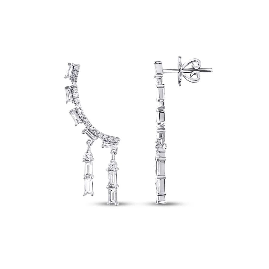 1.06 ct. Diamant Baguette Trend Ohrringe