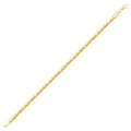 Gold Herren Armband mit Fischgrätenkette