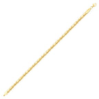 Gold Herren Armband mit Fischgrätenkette