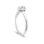0.26 ct. Diamant Ovale Solitär Verlobungsring