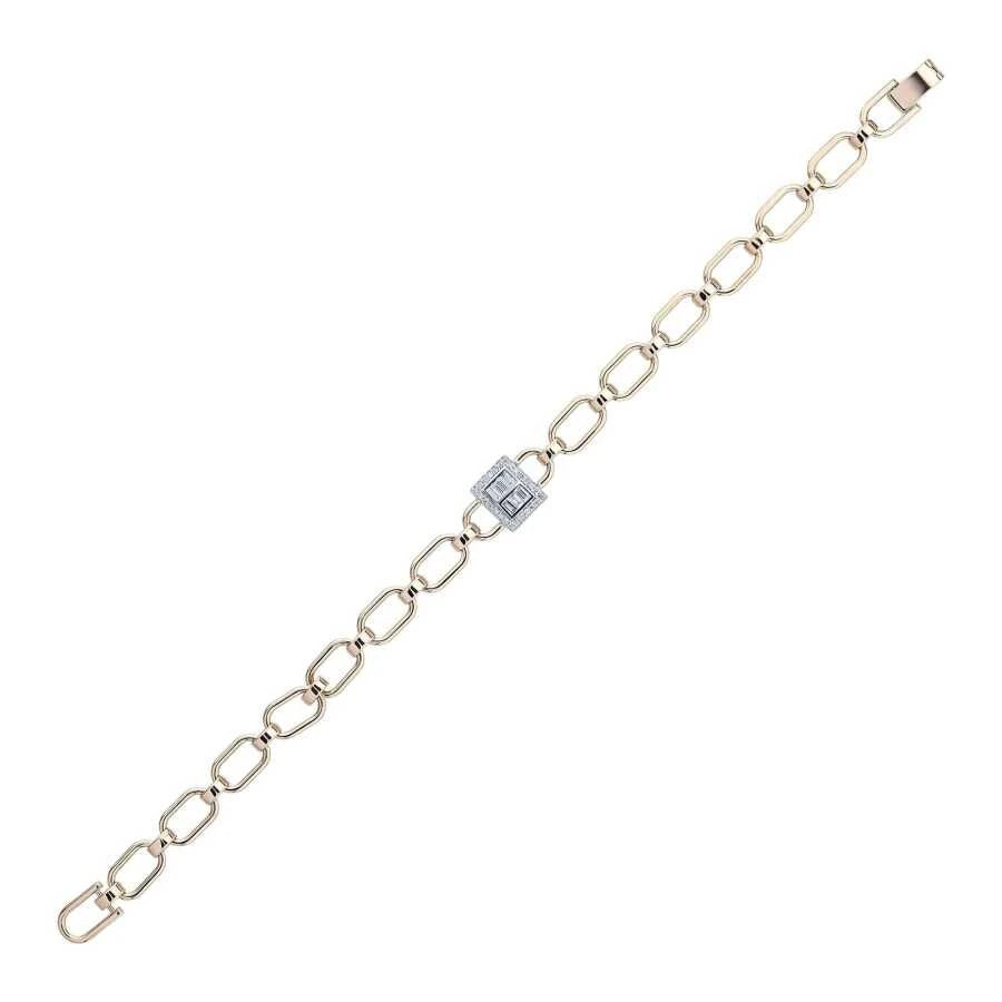 0.25 ct. Diamant Baguette Armband