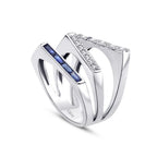 1.01 ct. Diamant Trend Saphir Ring