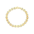 Gold Hexagon Armband