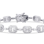2.94 ct. Diamant Baguette Armband