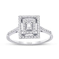 0.35 ct. Diamant Baguette Ring