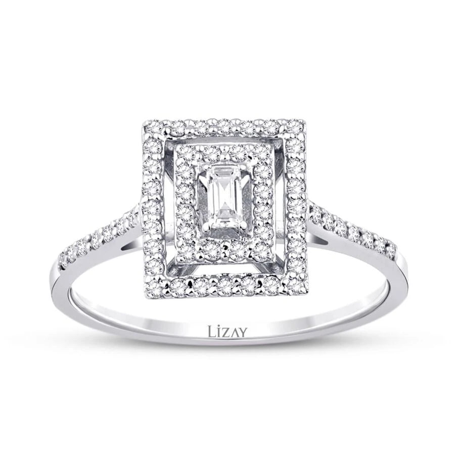 0.35 ct. Diamant Baguette Ring
