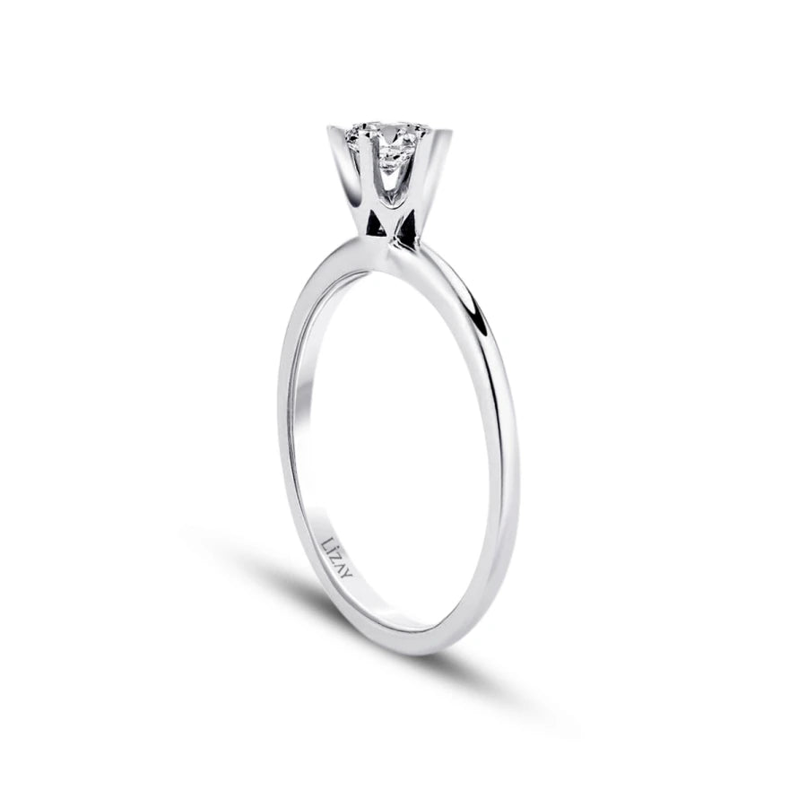 0.30 ct. Diamant Rund Solitär Verlobungsring