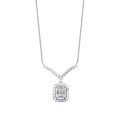 0.23 ct. Diamant Baguette Trend Halskette