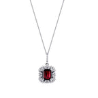 1.40 ct. Diamant Rubin Halskette