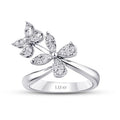 0.33 ct. Diamant Blumen Trend Ring