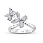 0.33 ct. Diamant Blumen Trend Ring