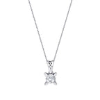 0.06 ct. Diamant Solitär Halskette