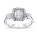 0.58 ct. Diamant Baguette Ring