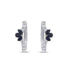 1.30 ct. Diamant Saphir Ohrringe