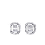0.26 ct. Diamant Baguette Ohrringe
