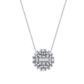 0.48 ct. Diamant Baguette Halskette